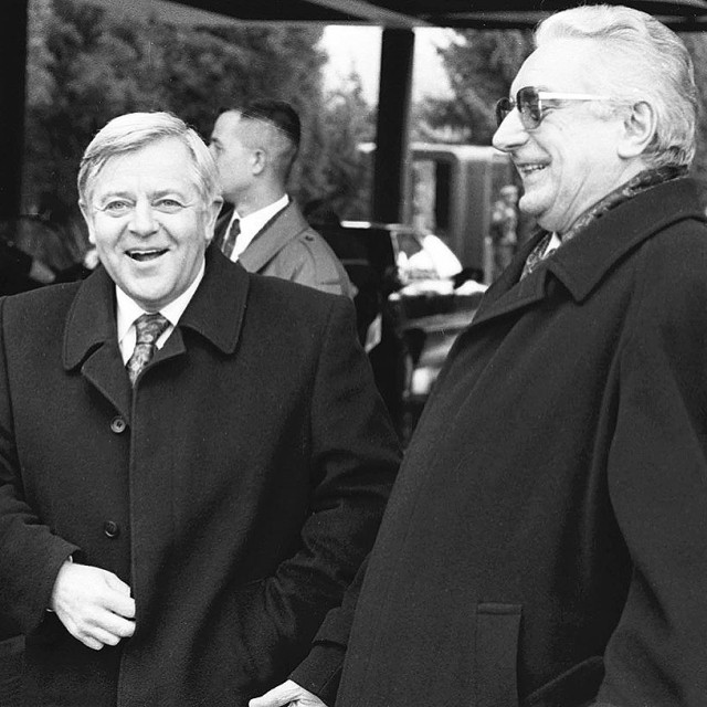 Franjo Tuđman i Milan Kučan