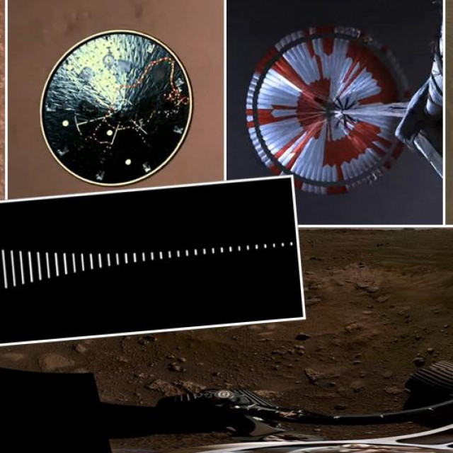 Prizori slijetanja rovera na Mars