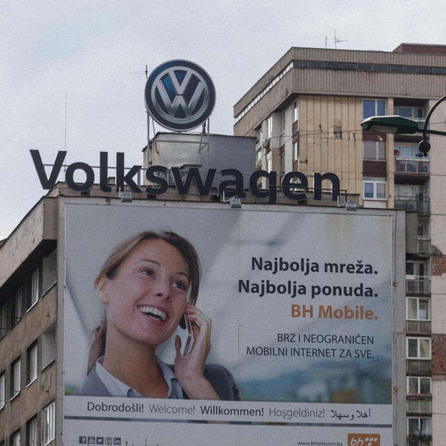 Volkswagenov oglas u Sarajevu