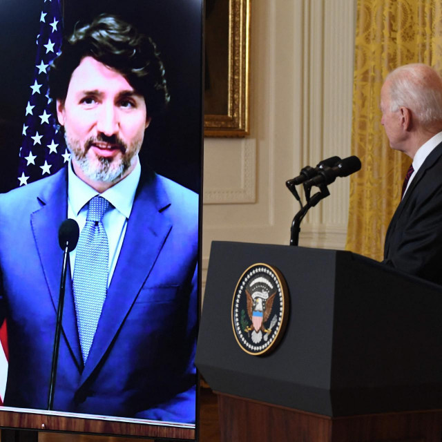 Joe Biden nakon virtualnog sastanka s Trudeauom