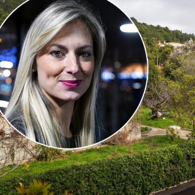 Lokacija u Mihanovićevoj ulici gdje bi se trebala graditi nova zgrada; u krugu: Idora Hegel