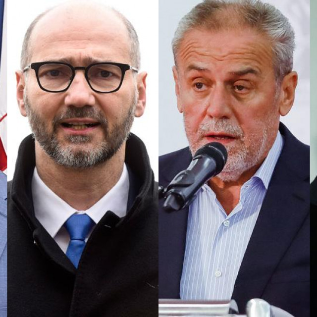 Tomislav Tomašević, Joško Klisović, Milan Bandić i Davor Filipović