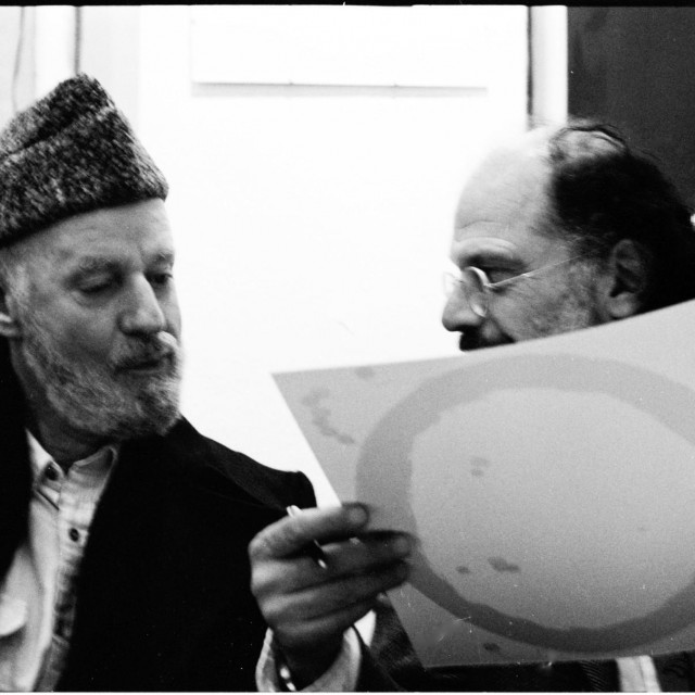 Lawrence Ferlinghetti i Allen Ginsberg u Parizu 1982.