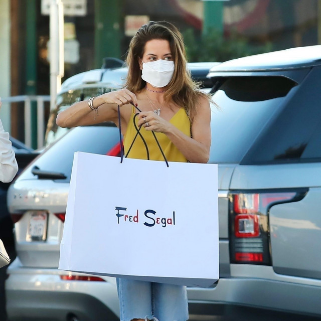 Glumica Brooke Burke nakon kupovine u trgovini Freda Segala