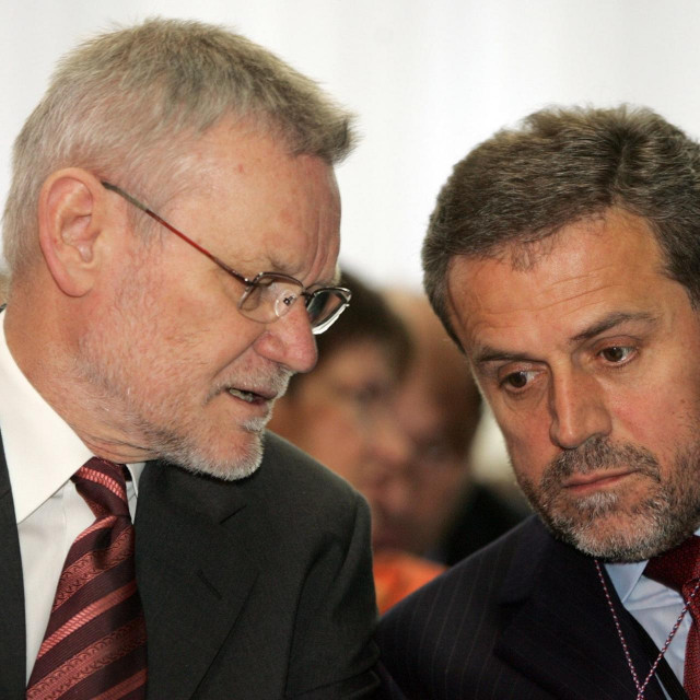 Ivica Račan i Milan Bandić