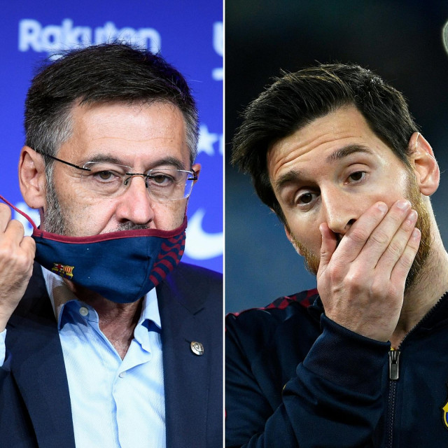 Josep Maria Bartomeu i Leo Messi