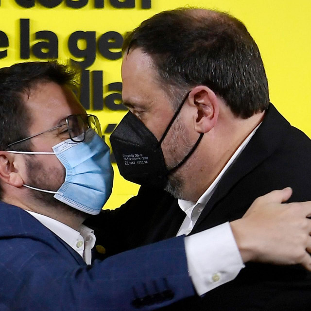 Oriol Junqueras (desno)