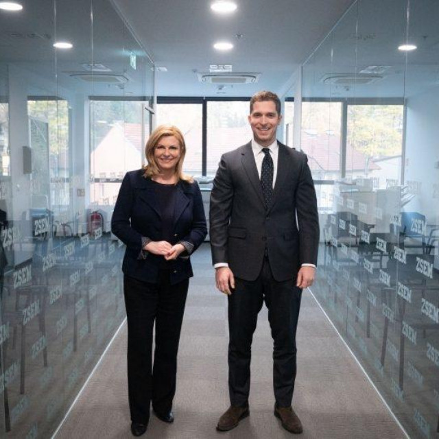 Kolinda Grabar-Kitarović i dekan Mato Njavro