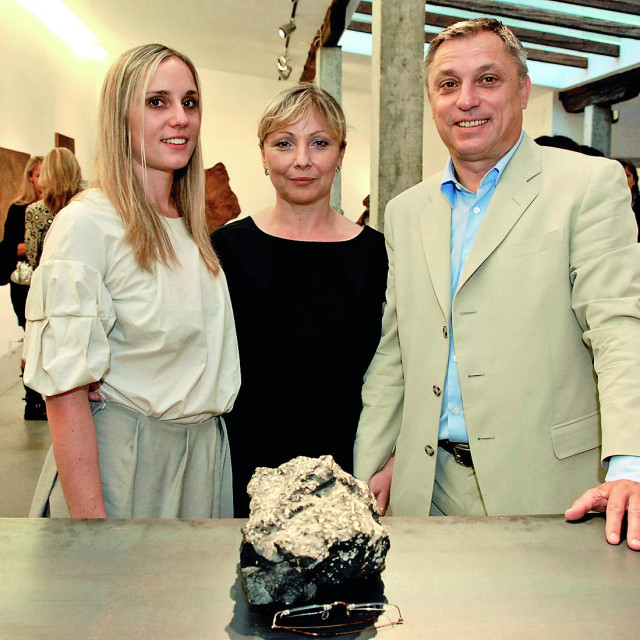 Elvira i Zlatko Cico Kranjčar sa kćeriLunom