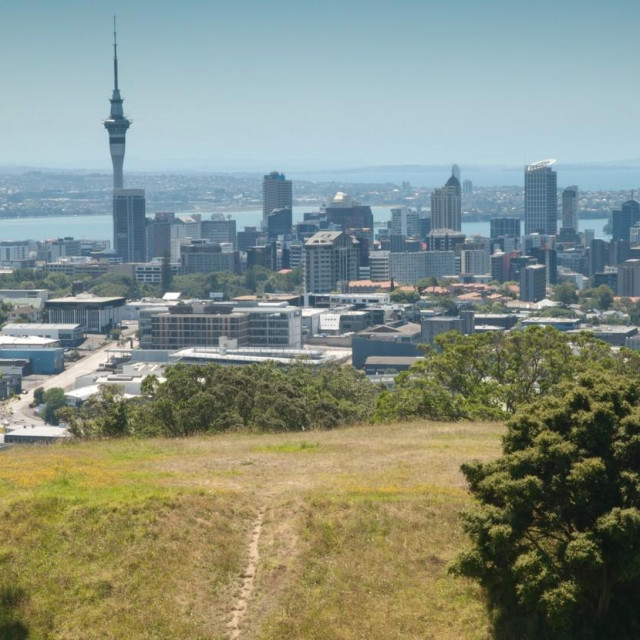 Detalj panorame Aucklanda