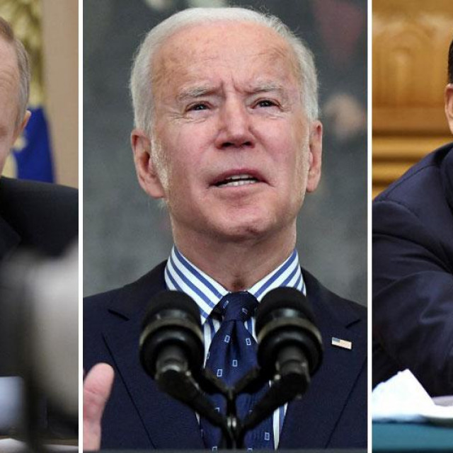 Vladimir Putin, Joe Biden, Xi Jinping