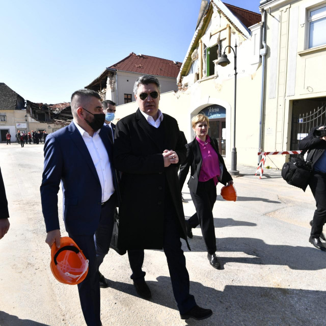 Zoran Milanović u Petrinji