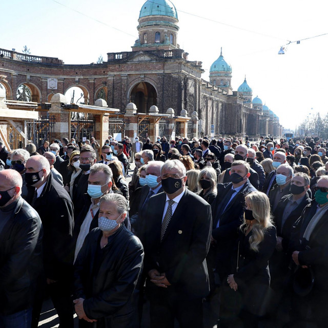 Ispraćaj Milana Bandića.
