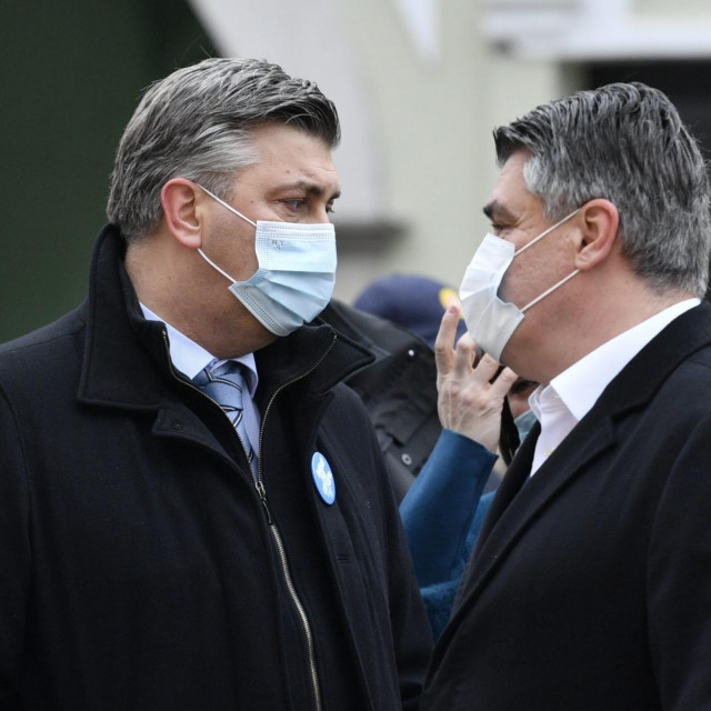 Andrej Plenković i Zoran Milanović