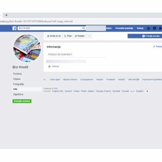 Facebook prevara
