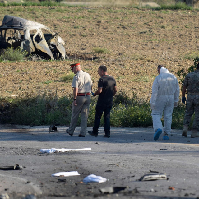 Očevid ubojstva novinarke na Malti