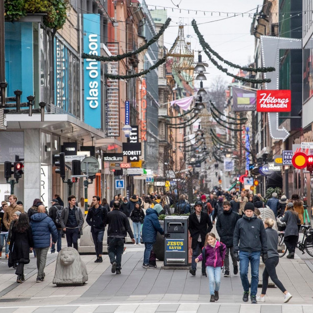 Stockholm sredinom studenog 2020. godine