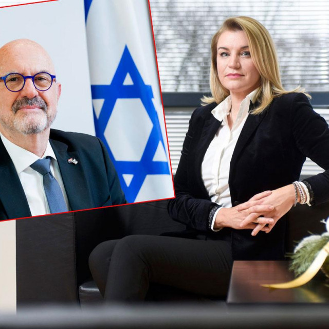 Izraelski veleposlanik Ilan Mor i ministrica turizma Nikolina Brnjac