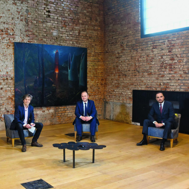 Na fotografiji: Dražen Bošnjaković, Boris Vlašić, Mišel Jakšić i Anto Nobilo