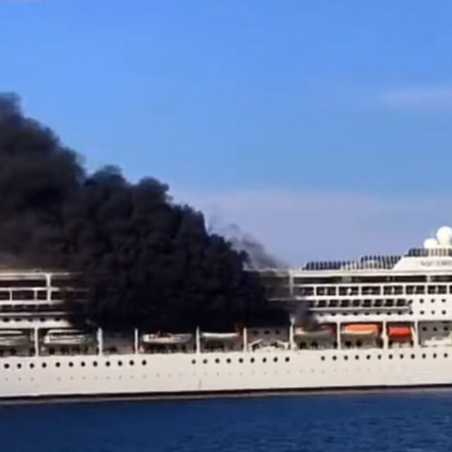 Požar na kruzeru MSC Lirica