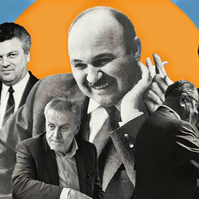 Pero Pirker, Mato Mikić, Milan Bandić, Većeslav Holjevac, Boris Buzančić
