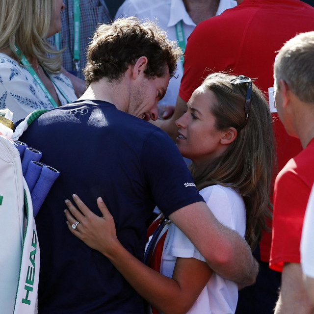 Andy Murray sa suprugom Kim Sears