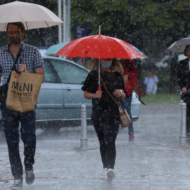 Kiša u Zagrebu