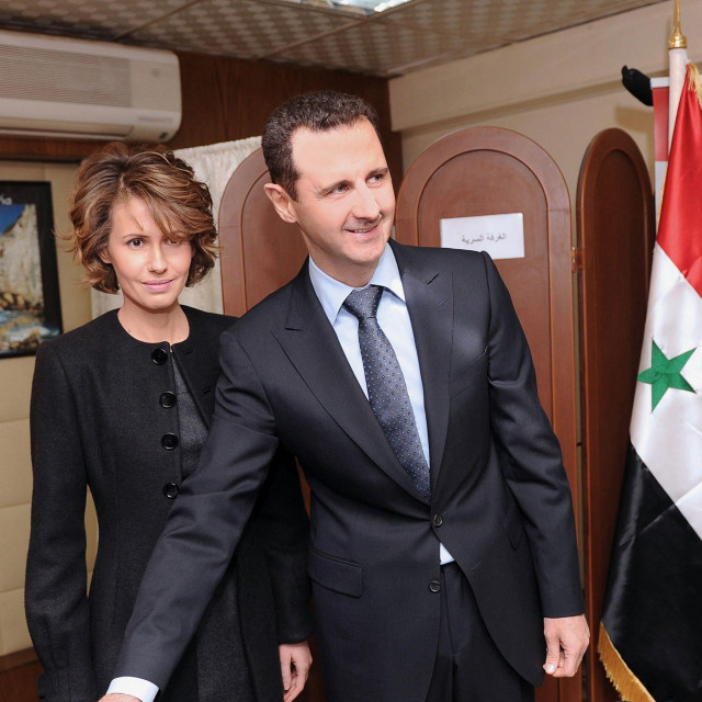 Bašar al-Asad u društvu svoje supruge Asme