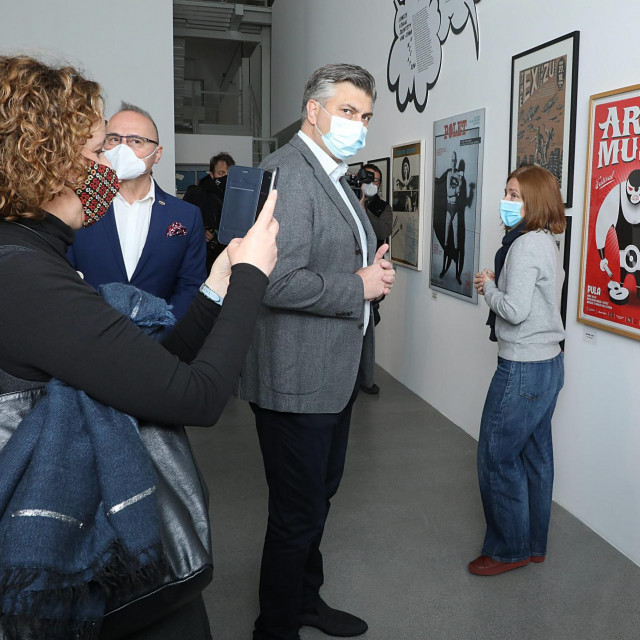 Nina Obuljen Koržinek i Andrej Plenković