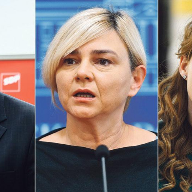 Peđa Grbin, Sandra Benčić, Marija Selak Raspudić