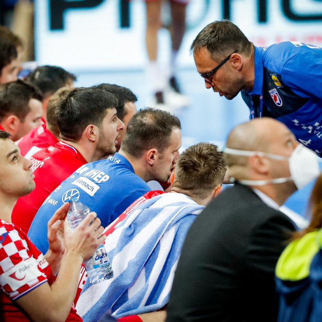 Hrvoje Horvat tijekom utakmice protiv Tunisa