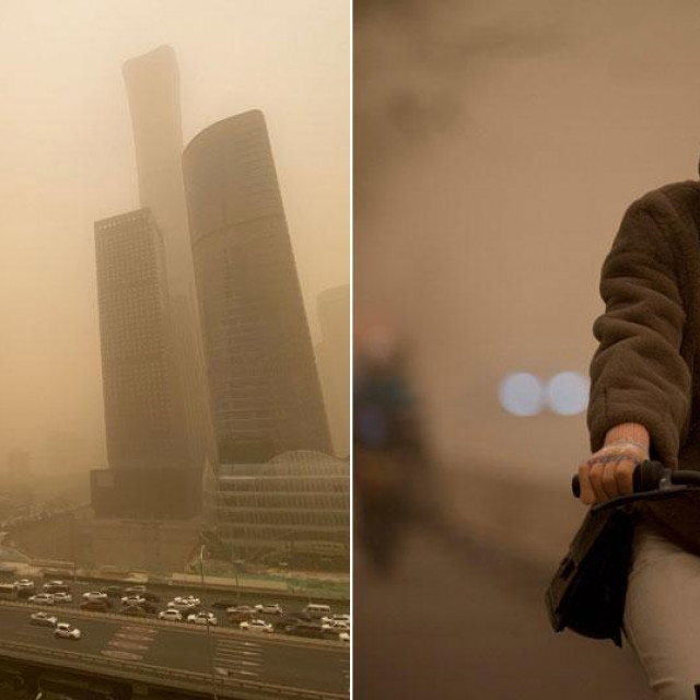 Pješčana oluja u Pekingu