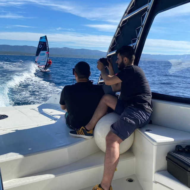Snimanje videa windsurfing