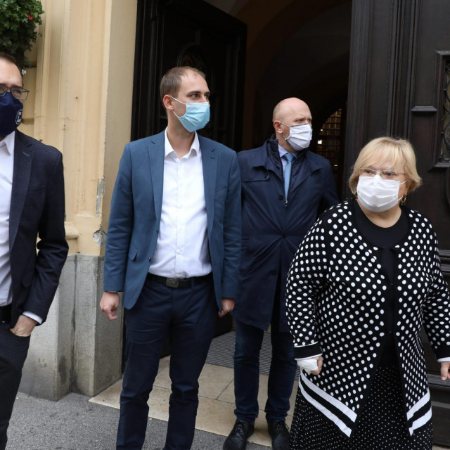 Matej Mišić, Anka Mrak-Taritaš, Tomislav Tomašević i Renato Petek