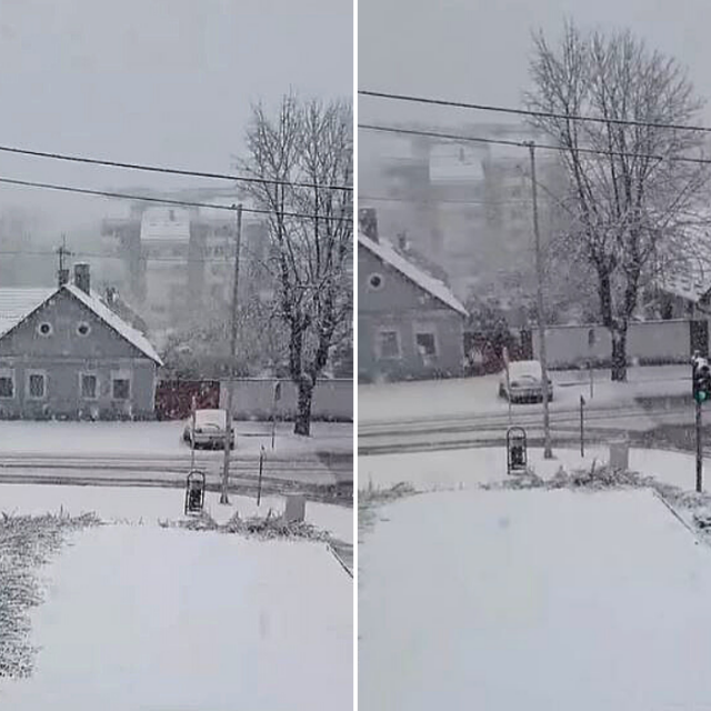 Snijeg u Orahovici