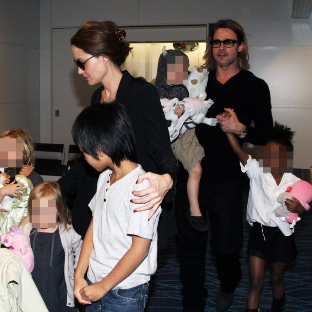 Angelina, Brad i djeca