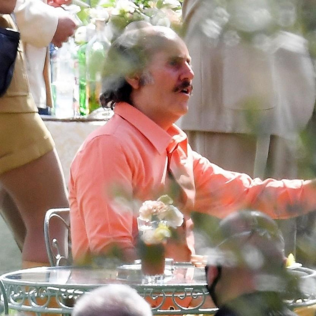 Jared Leto na setu u vili Balbiano na jezeru Como
 