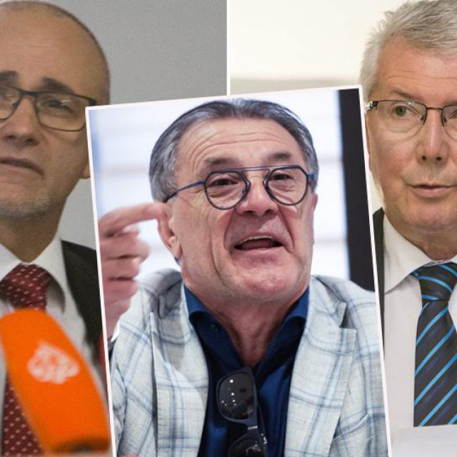 Darko Krušlin, Zdravko Mamić i Zvonko Vekić