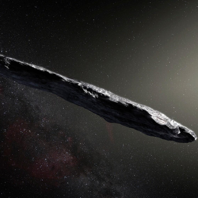 Oumuamua, ilustracija