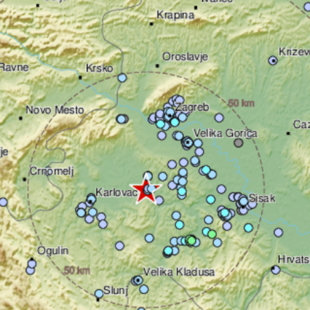 Potres kod Karlovca