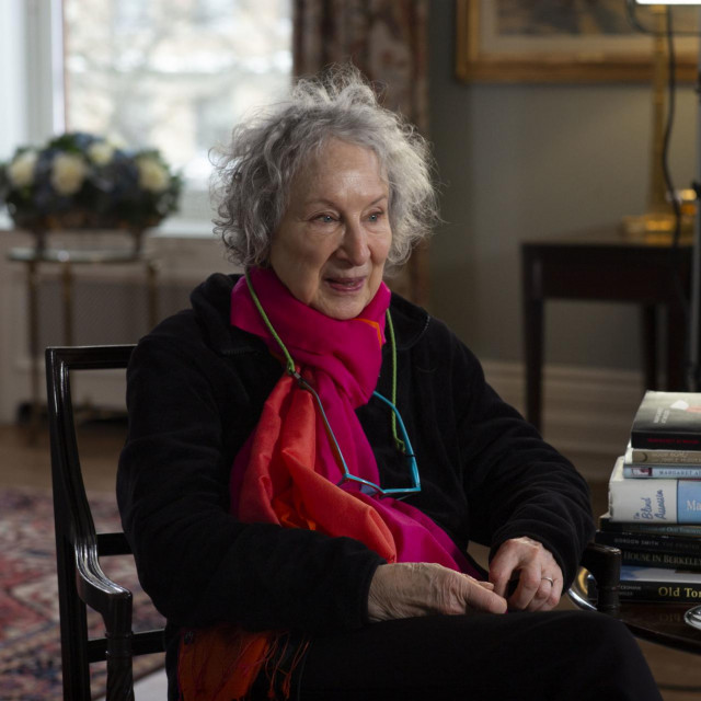 Margaret Atwood snimljena u klubu York u Torontu 2019. godine
 