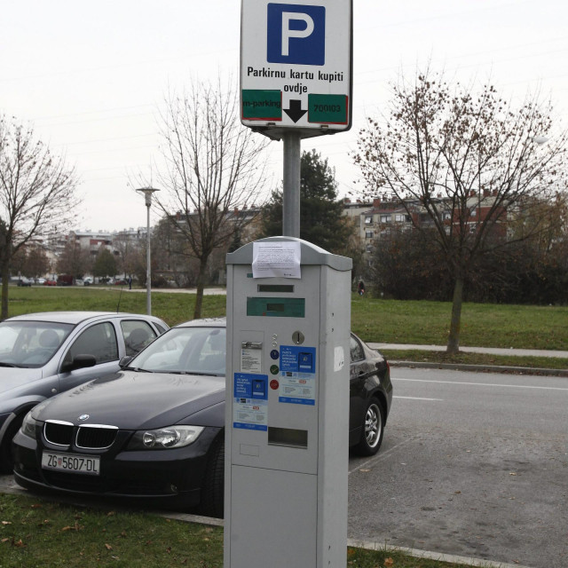 Naplata parkiranja/ilustracija