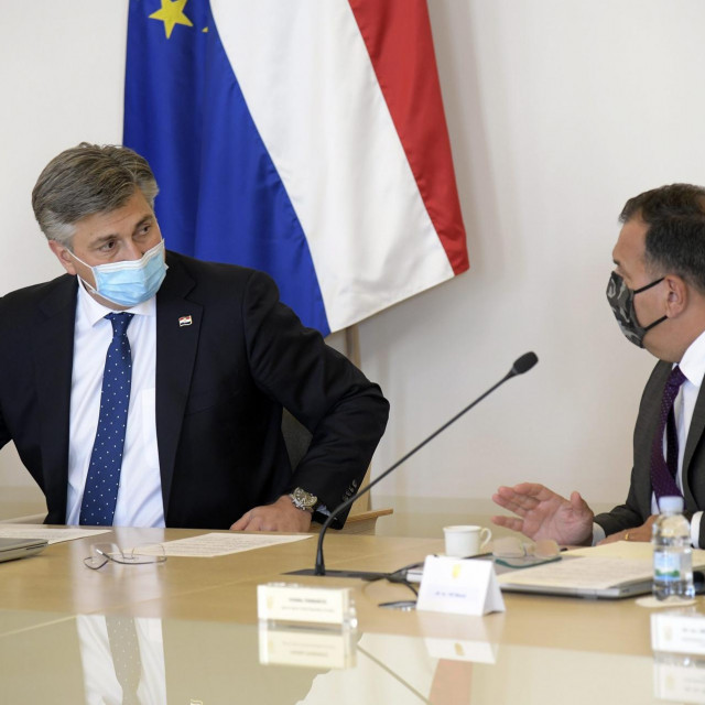 Andrej Plenković i Vili Beroš