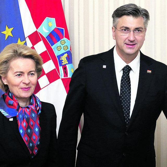 Andrej Plenković i Ursula von der Leyen