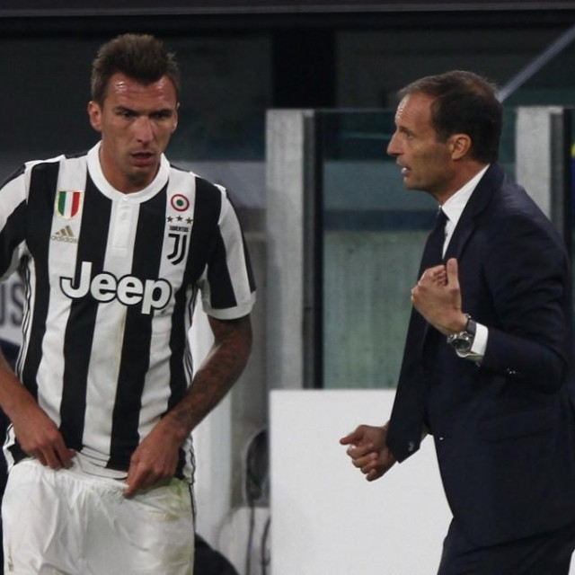 Mario Mandžukić i Massimiliano Allegri iz dana u Juventusu