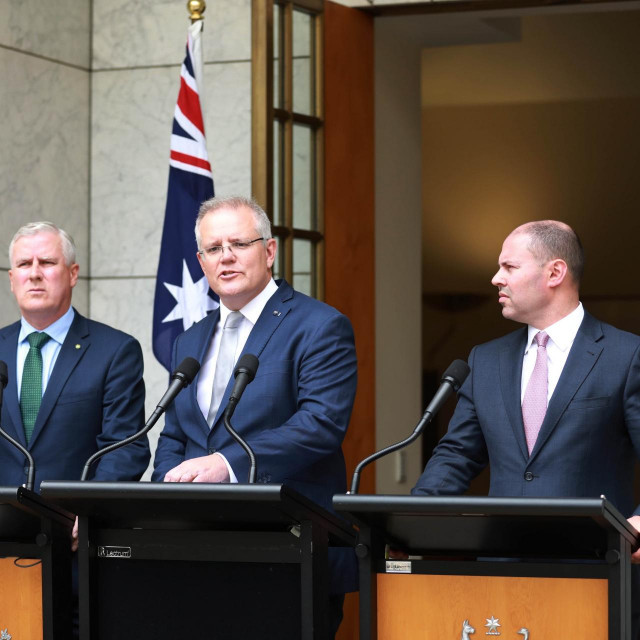 Scott Morrison (u sredini)