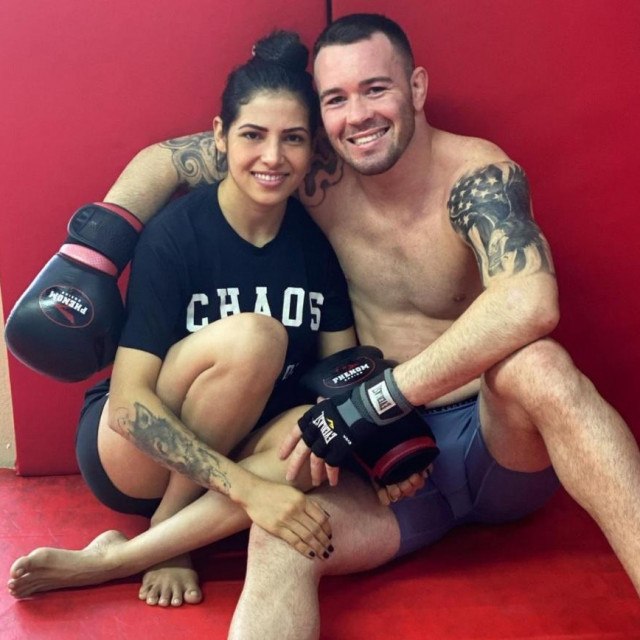 Polyana Viana i Colby Covington