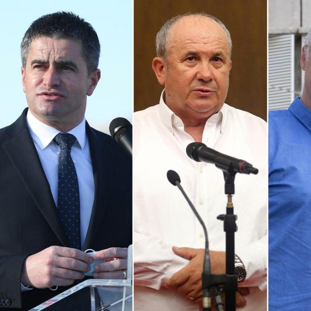 Vice Mihanović, Željko Kerum, Ivica Puljak i Branka Ramljak