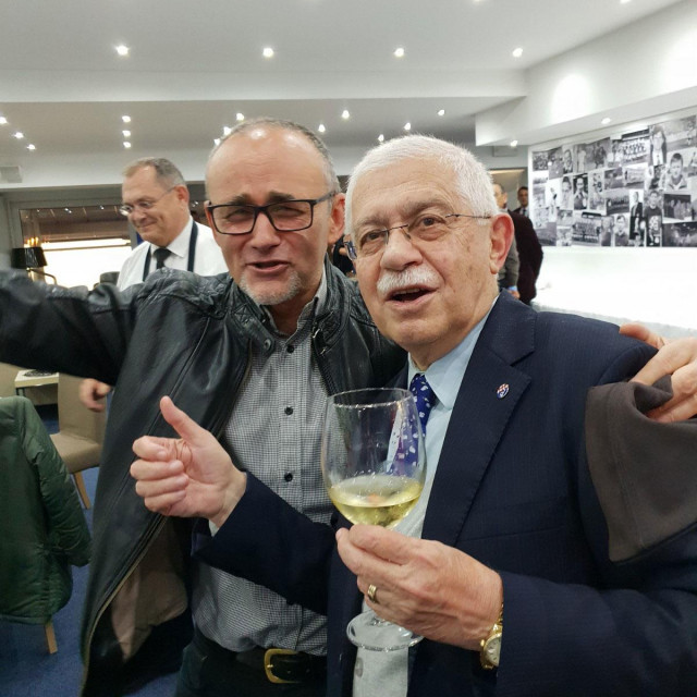 Darko Krušlin i Adolf Kožul u VIP loži Maksimira