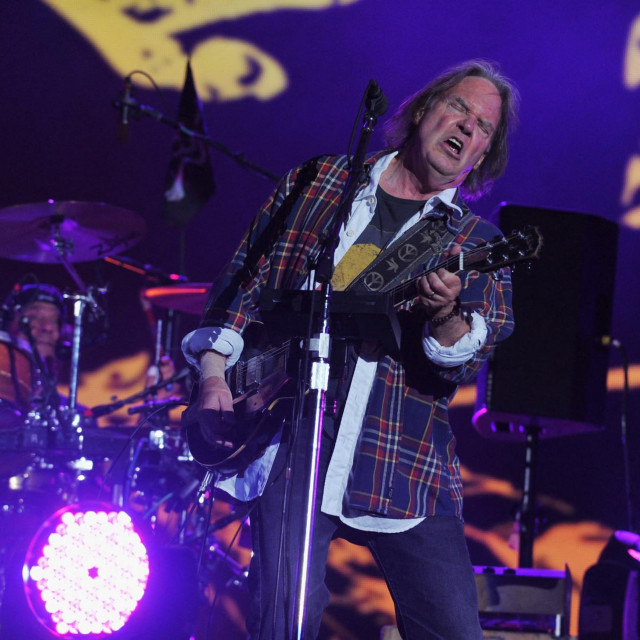 Neil Young na koncertu 2012. godine